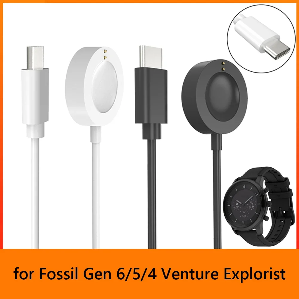 1M USB Type-C Magnetic Fast Ch - Fossil Watches Smartwatch Gen 6 recension och pris