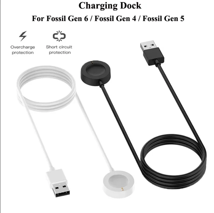 USB Magnetic Fast Charger Dock - Fossil Watches Smartwatch Gen 6 recension och pris