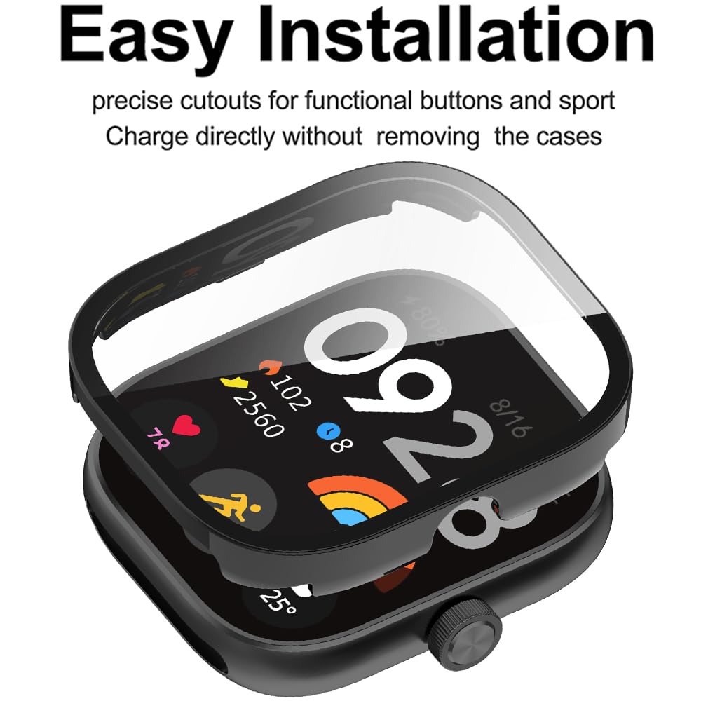 Tempered Glass+Case For Xiaomi - Smartwatch Watches Xiaomi recension och pris