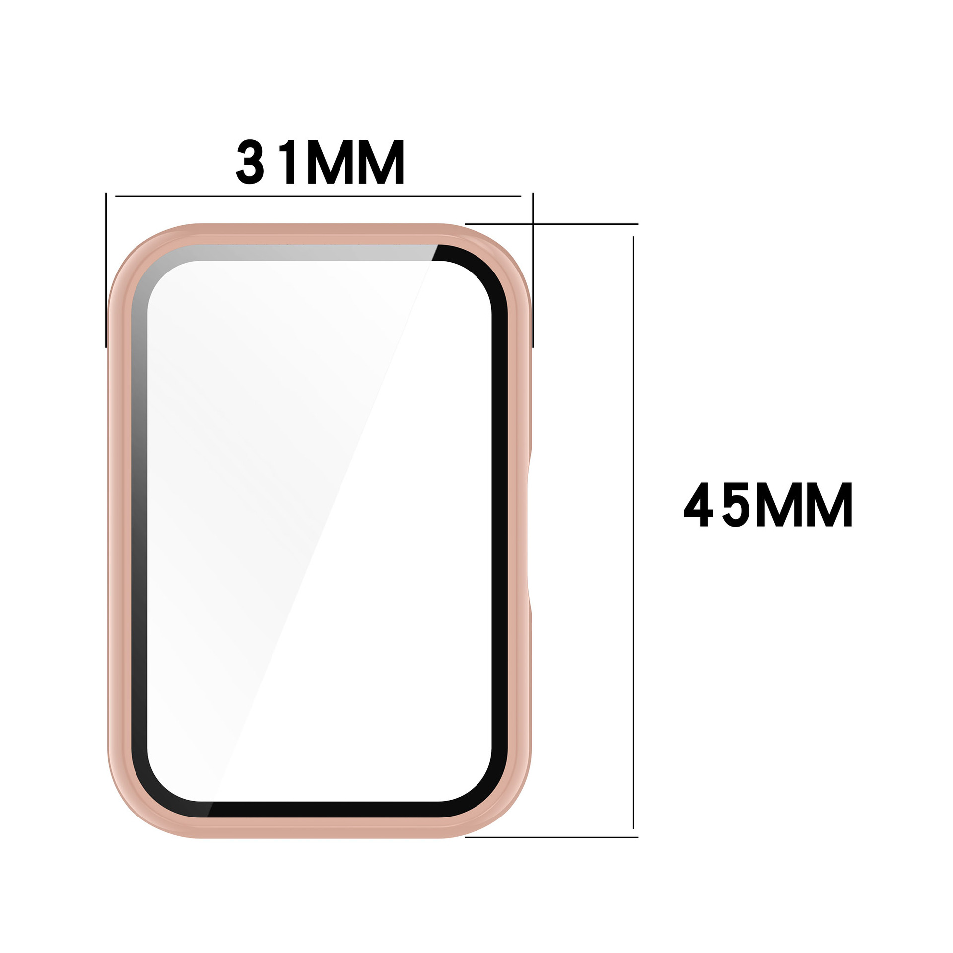Glass+Case For Samsung Galaxy  - Smartwatch Samsung Watches For Women recension och pris