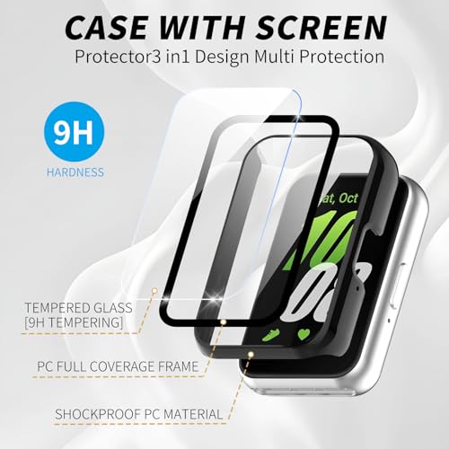Glass+Case For Samsung Galaxy  - Smartwatch Samsung Watches For Women recension och pris
