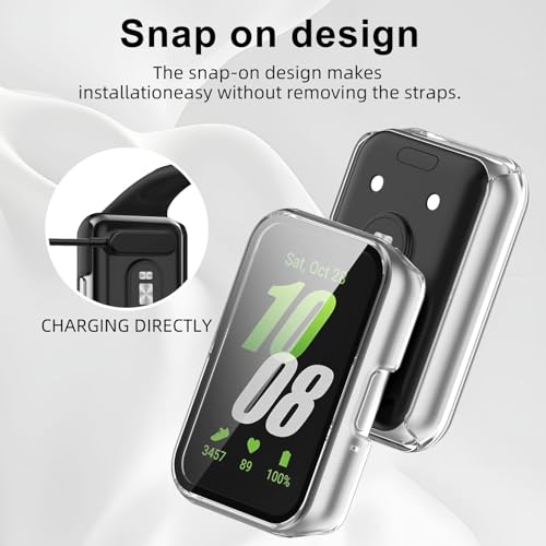 Glass+Case For Samsung Galaxy  - Smartwatch Samsung Watches For Women recension och pris