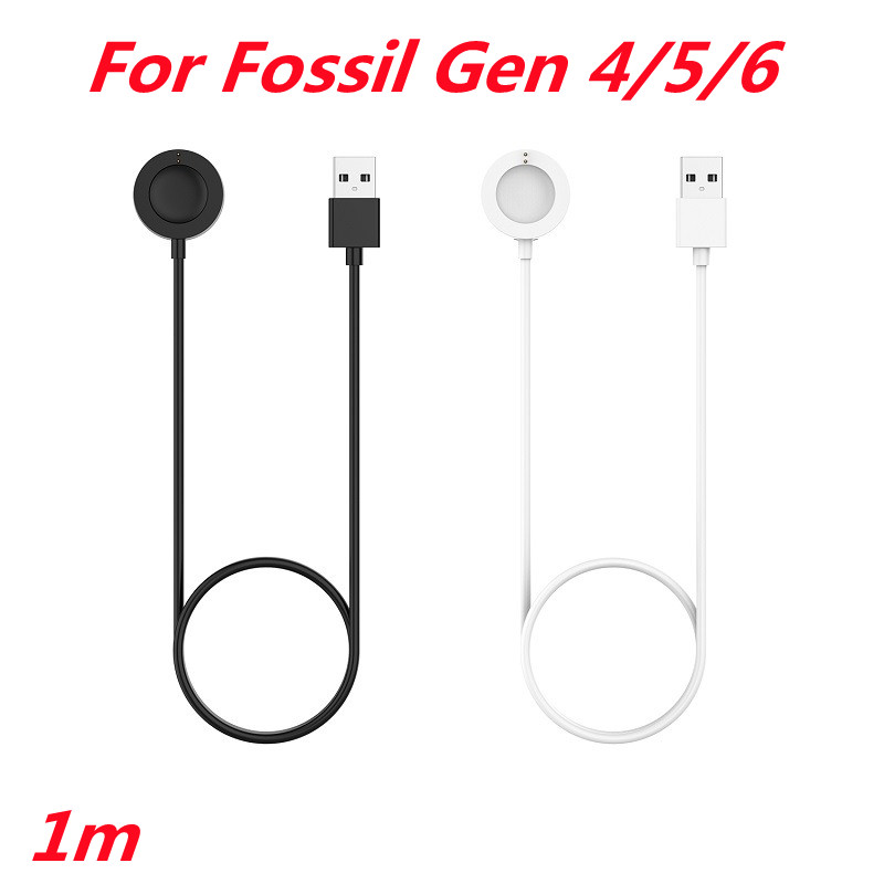 1M USB Charging Cable For Foss - Fossil Watches Smartwatch Gen 6 recension och pris