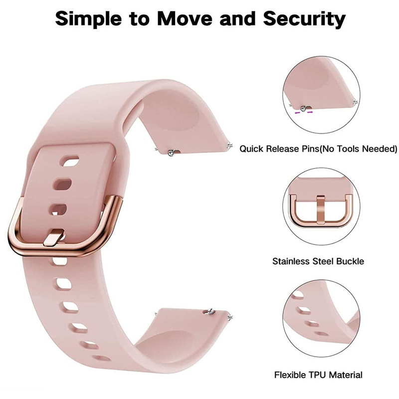 20mm/22mm Silicone band For Am - Smartwatch Samsung Watches For Women recension och pris