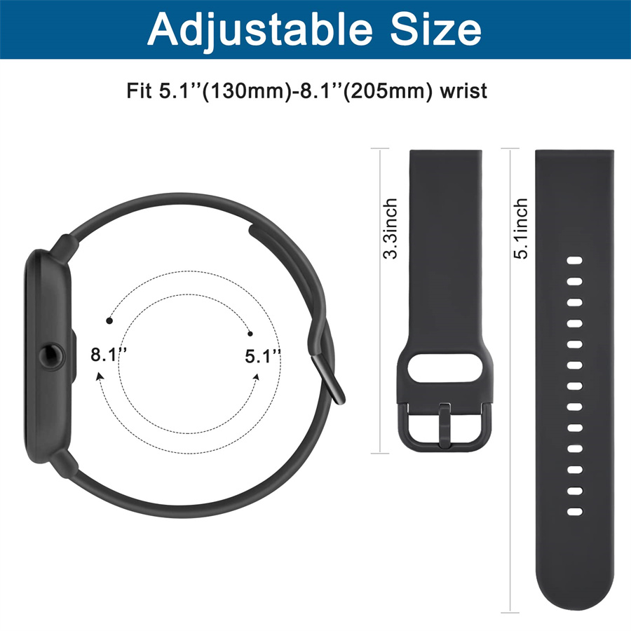 20mm/22mm Silicone band For Am - Smartwatch Samsung Watches For Women recension och pris