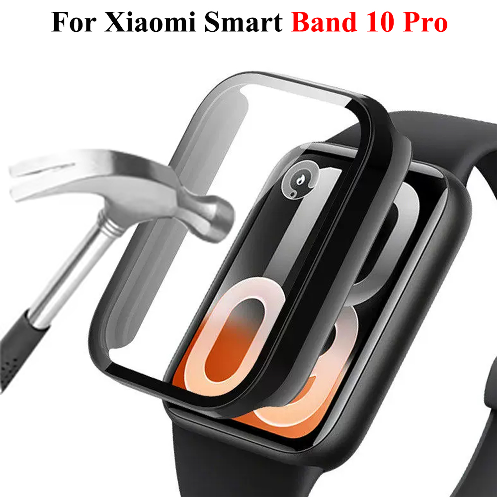 Glass+Case For Xiaomi Mi Band  - Smartwatch Watches Xiaomi recension och pris