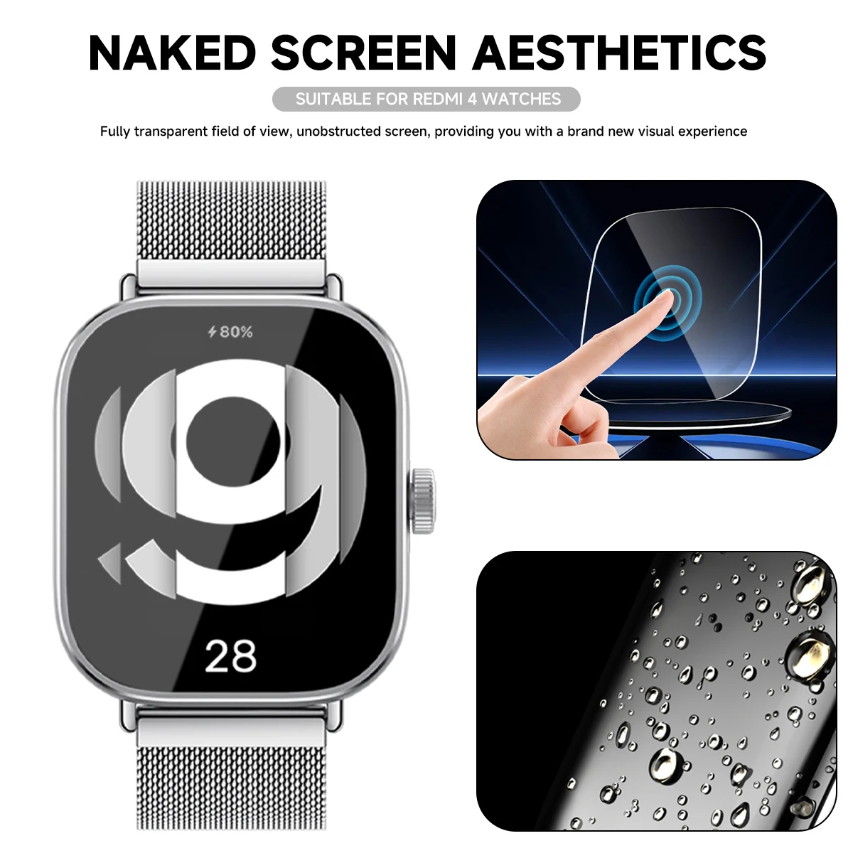 Tempered Glass for Xiaomi Redm - Smartwatch Watches Xiaomi recension och pris