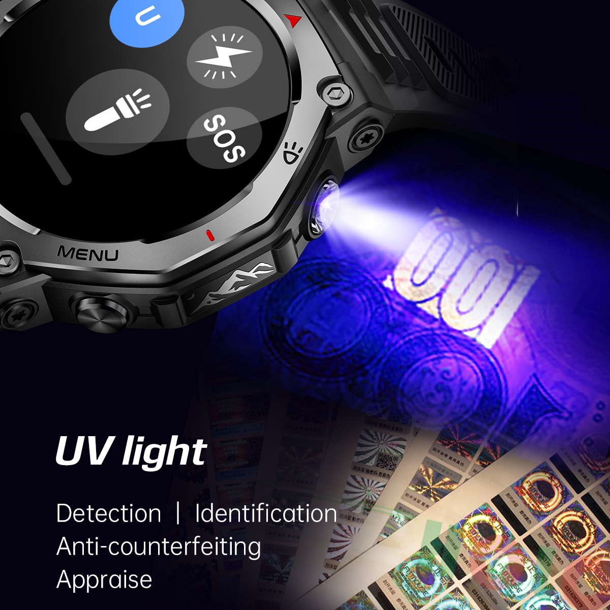 VWAR T-Rex Ultra Smart Watch w - Watch Vs Amazfit recension och pris