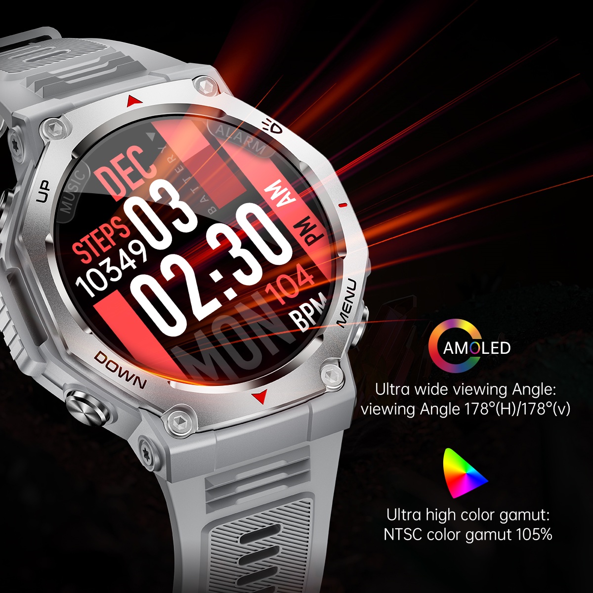 VWAR T-Rex Ultra Smart Watch w - Watch Vs Amazfit recension och pris