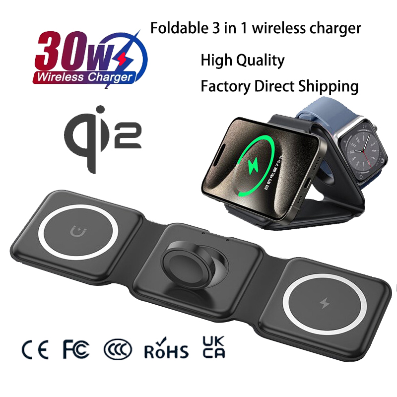 Universal Qi2 Magnetic Foldabl - Smartwatch Watches Xiaomi recension och pris