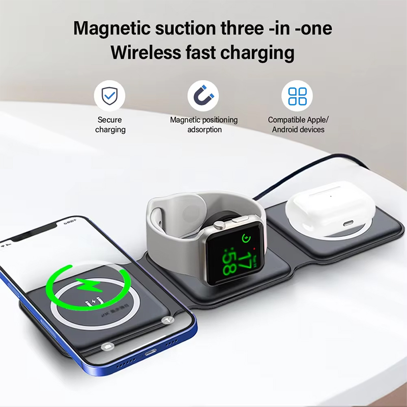 Universal Qi2 Magnetic Foldabl - Smartwatch Watches Xiaomi recension och pris
