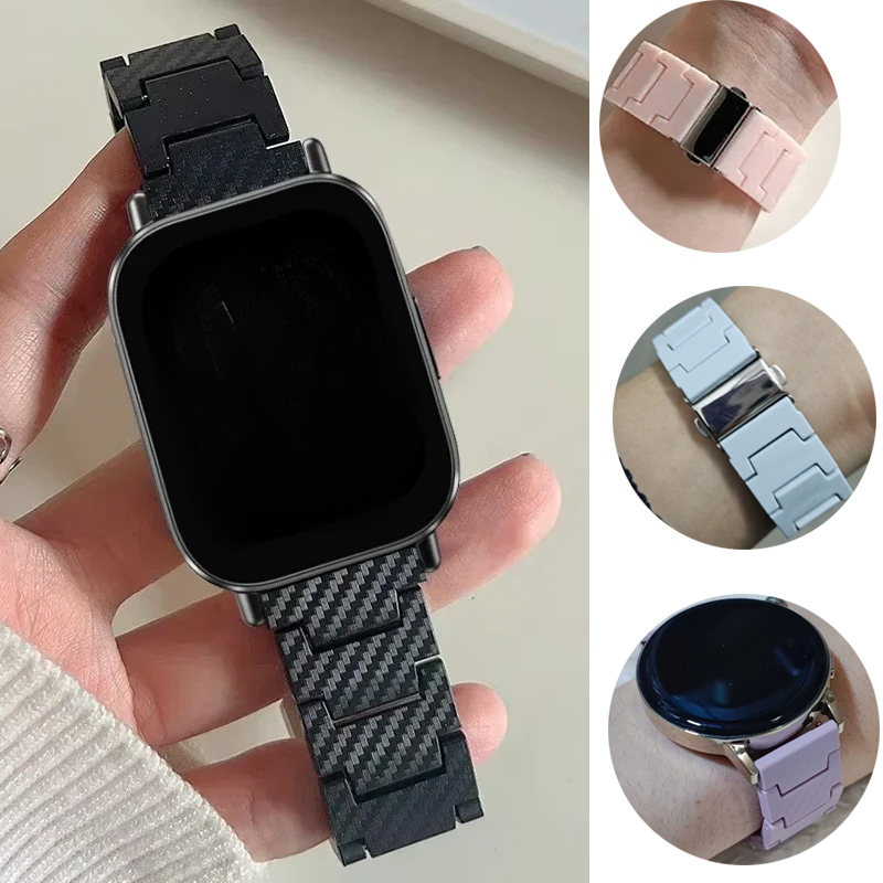 20mm 22mm Carbon Fiber Band Fo - Smartwatch Samsung Watches For Women recension och pris